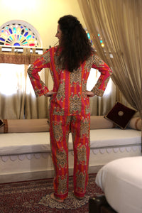 Himalayan tiger print PJ set
