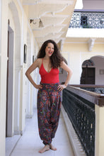 Load image into Gallery viewer, Chintz voile harem pants - grey