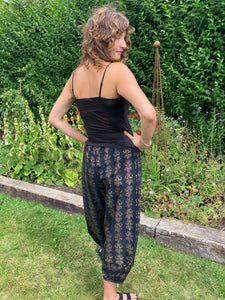The Iris Ikat lizard pant