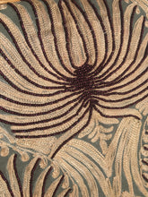 Load image into Gallery viewer, Hand beaded Lotus cushion cover